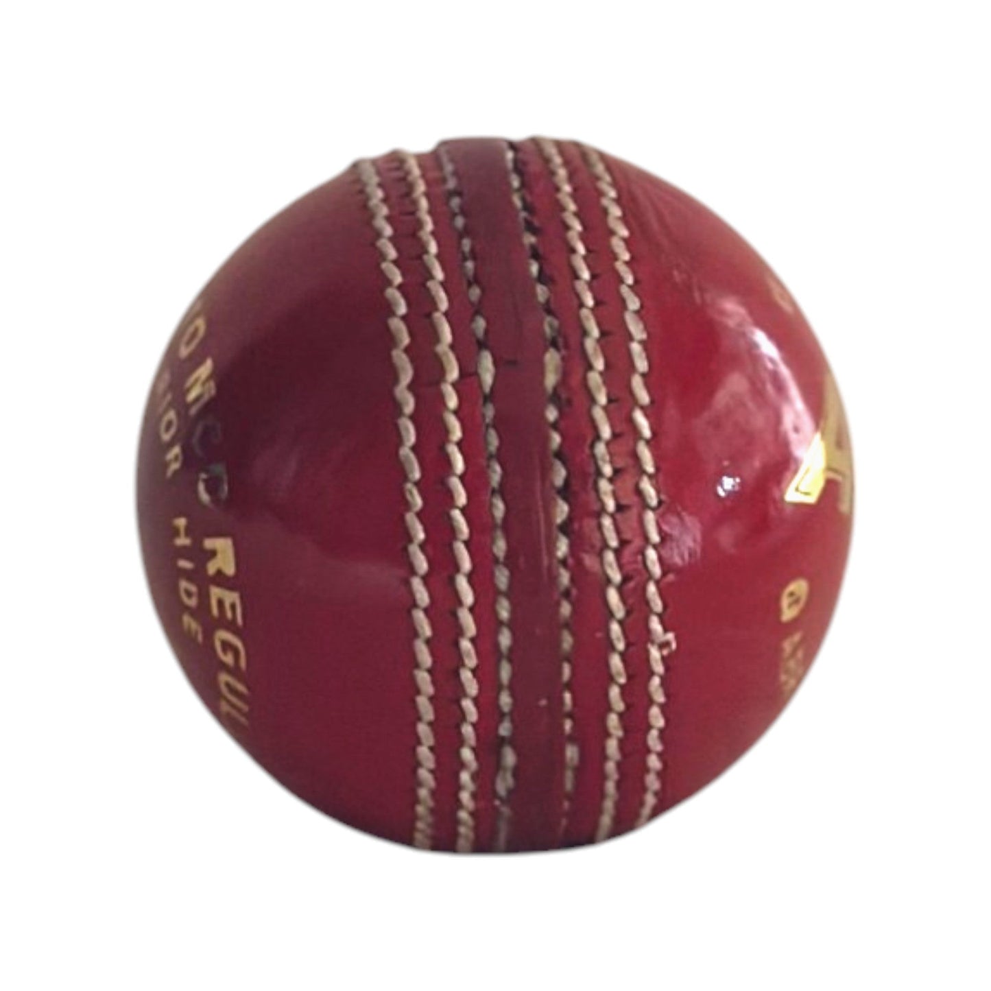 ABR Cricket Ball - 156g, Red Premium Leather Cricket Ball
