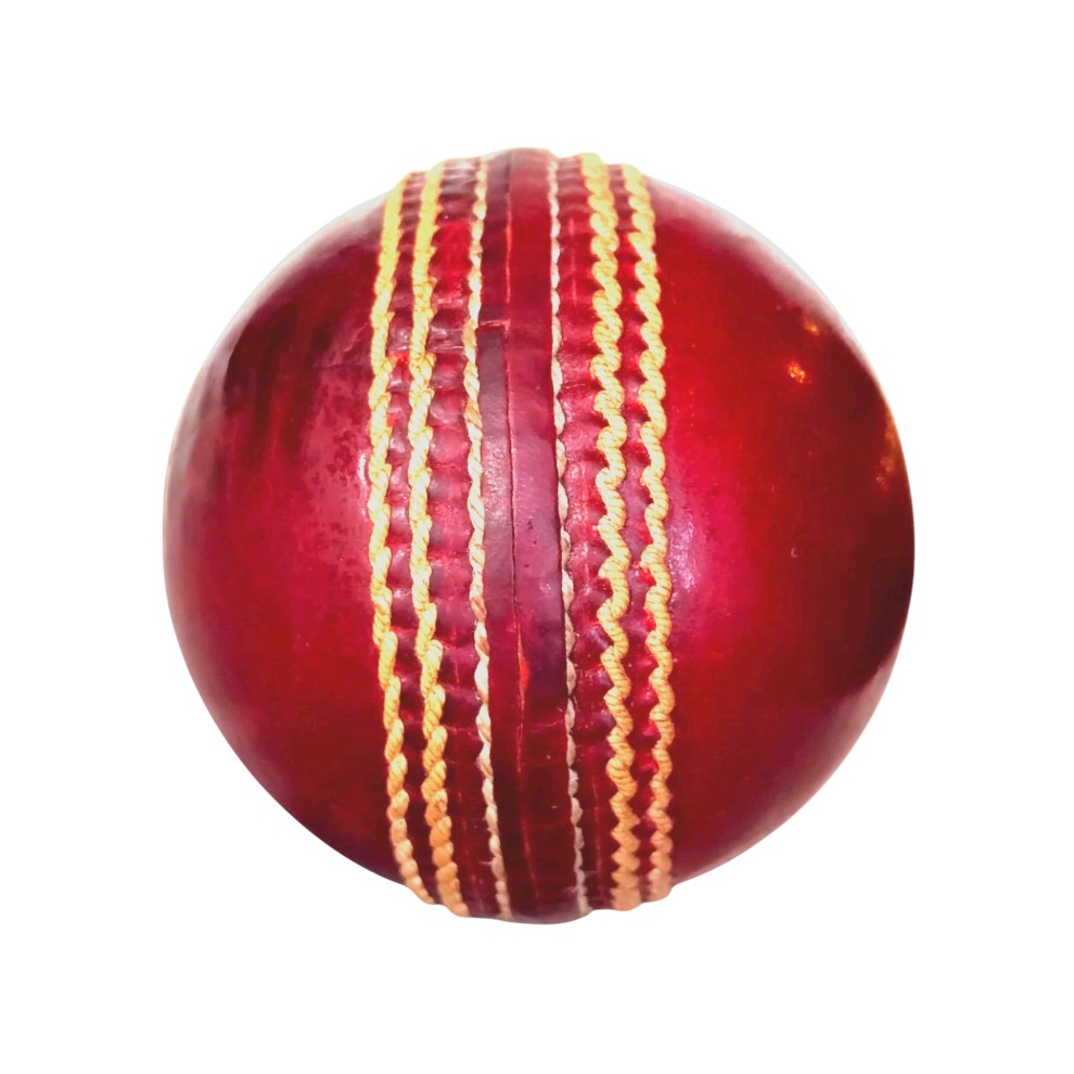 ABR Wax Full Cork Cricket Ball - 156g, Red Premium Leather