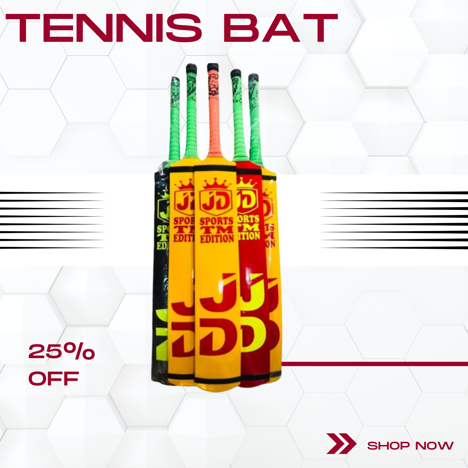 Tennis bat