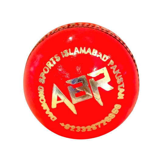 ABR Full Cork Cricket Ball - 156g, Pink Premium Leather