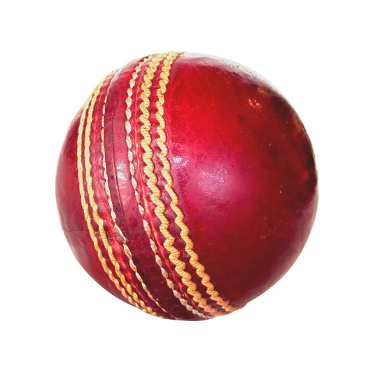 ABR Wax Full Cork Cricket Ball - 156g, Red Premium Leather